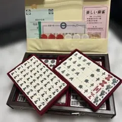大理石風】麻雀牌 赤ドラ 春夏秋冬牌 クリスタル牌 キングバード