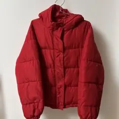 ダウンジャケット　赤