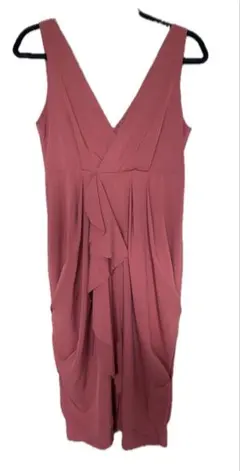 H&M ピンク Vネック ノースリーブドレス US 8