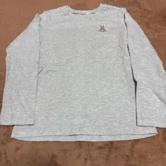 グレー 長袖カットソー