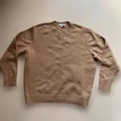 JW ANDERSON ウールベージュ クルーネックセーター Sサイズ