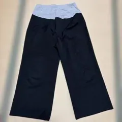 マタニティ　ワイドパンツ　黒　エンジェリーベのサムネイル