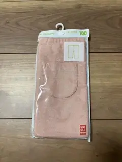 UNIQLO キッズ　レギンス ワッフル　ピンク 100