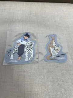 東武動物公園　忍たま乱太郎　ステッカー 2枚セット