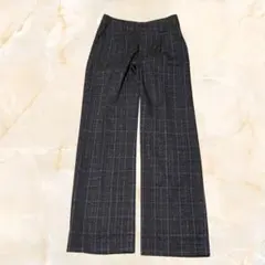 FREE’S PHRASE グレンチェック ワイドパンツ S