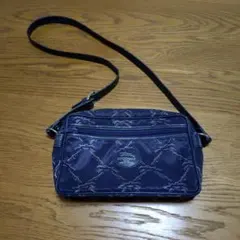 LONGCHAMP ショルダーバッグ ネイビー 総柄　ロンシャンのサムネイル
