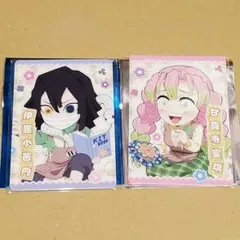 鬼滅の刃　ufotable ハンドメイドクラブ カード 伊黒小芭内 甘露寺蜜璃