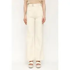 スライ LINEN BLEND CENTER PRESS PT-E