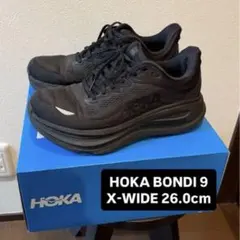 HOKA BONDI 9 26.0cm (X-WIDE / 4E)