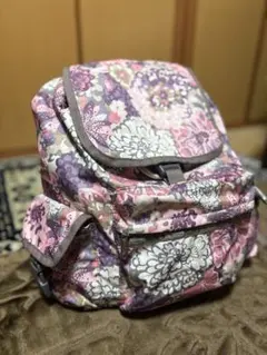 【専用】花柄リュック レスポートサック　春色 美品　定価2万円超