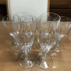 ワイングラス4客とシャンパングラス2客