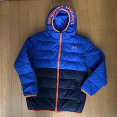 Under Armour フード付き中綿コート 青黒