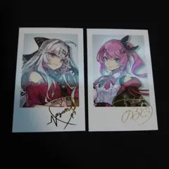 にじさんじ ランダムチェキ風カード 石神のぞみ 倉持めると