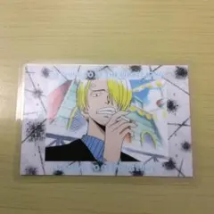 원피스 ラミカード ラミネートカード サンジ 白黒ふち 希少
