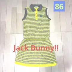 ☆ジャックバニー ゴルフウェア ワンピース 総柄 アメリカ標識