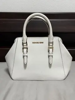 MICHAEL KORS ホワイトハンドバッグ