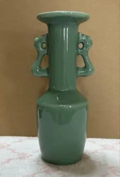 青銅耳付花瓶 大宮陶苑 - メルカリ