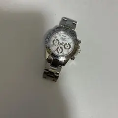 テクノス腕時計　白
