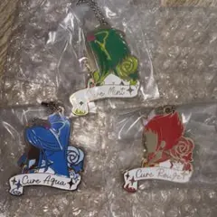 3点セット　プリキュア5GoGo 一番くじ　F賞　シルエットメタルチャーム