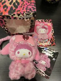 マイメロディ ぬいぐるみ MINISO 豹柄