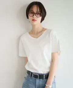 【定価3,990円】【新品未使用タグ付き】2WAY半袖 Tシャツ ホワイトのサムネイル