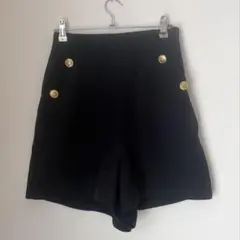 CHICO ショートパンツ 紺 金ボタン