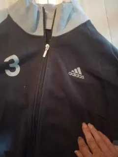 adidas ウォームアップウェア サイズ3 黒/グレー
