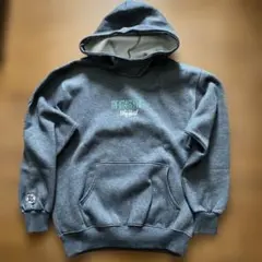 値下げしました！バスケットパーカー　BALL LINE (裏起毛)ダークグレーM