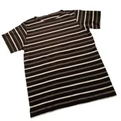 【美品】GU 白黒　ボーダー　Tシャツ　メンズXL【希少】春夏