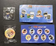 名探偵コナン くら寿司 ビッくらポンアクリルキーホルダー& 缶バッジ 2点セット