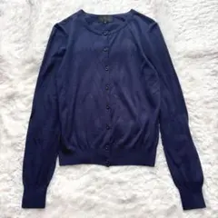 アンタイトル カシミヤ混 カーディガン ネイビー 2 M オフィス 通勤