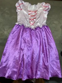 ラプンツェル 140 ドレス コスプレ 仮装 キッズ パーティー