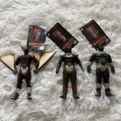 【タグ付】仮面ライダー クウガ 怪人シリーズ グロンギ 3体セット 希少ソフビ