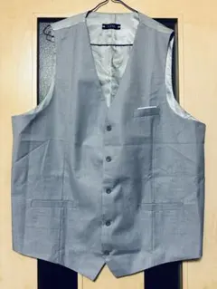 スーツベスト/ジレ グレー 3XL/XXXL
