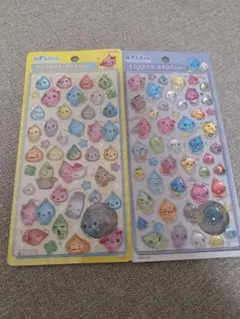 ペ*ル様 しずくちゃん ボンボンドロップシール 2種