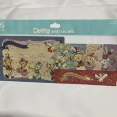 値下げ！ダッフィアンドフレンズ　ハッピーマーチングファン　クリアフォルダーセット