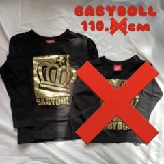 BABYDOLL ブラック Tシャツ 110
