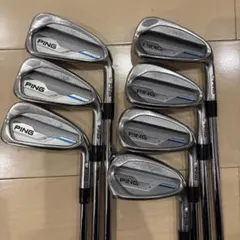 【値下げ】PING iアイアン 7本セット ホワイト