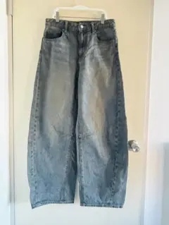 GUバレルレッグジーンズ(丈標準71.0～75.0cm) 67 BLUE