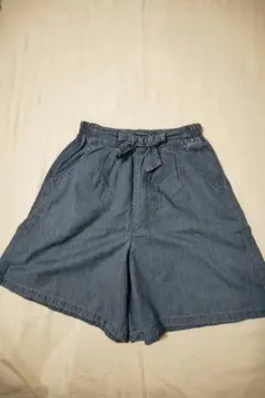 デニムブルー ハーフパンツ 160