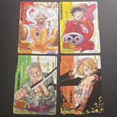 S*2様 週刊少年ジャンプ 55周年記念コレクションカード ワンピース 全6