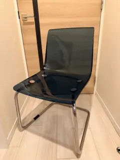 IKEA TOBIAS トービアス チェア ブラウン クロムメッキ - メルカリ