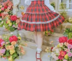 【新品未使用一点物】しまむら　愛野えりさん　シャーロットの水曜日　赤　3L