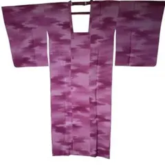 道行ロングコート　織　単　道行コート　身丈：１２８㌢　身幅：５６㌢　和装コート