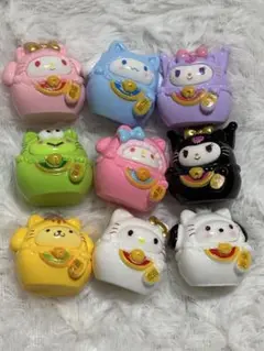 サンリオ招き猫フィギュア9個セット値下げ！
