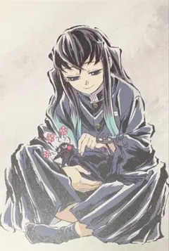 ☆ 鬼滅の刃　全集中展　幕間画ポストカード　時透無一郎②