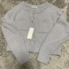 ブークレニットカーディガン