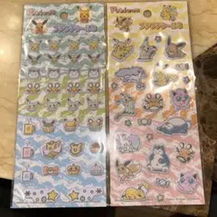 ポケモン　プチプチシール3 2種セット