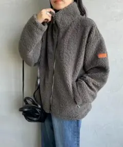 冬物セール　今期新作UNIVERSAL OVERALL 別注 カールボアブルゾン