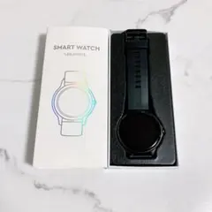 スマートウォッチ 通話機能付き Line アプリ通知 防水 腕時計 ブラック